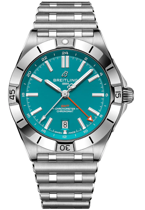 Breitling Chronomat Automatic GMT 40 NFL Miami Dolphins Edition Replica Watch A32398B11L1A1